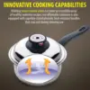 World's Finest 7-Ply Steam Control 17pc T304 Stainless Steel Cookware Set 5