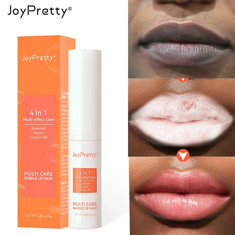 

Foam Lip Mask Natural Bubble Lipstick Exfoliante Reduce Pigmentation Lighten Lip Fine Lines Anti-Cracking Moisturize Lips Care