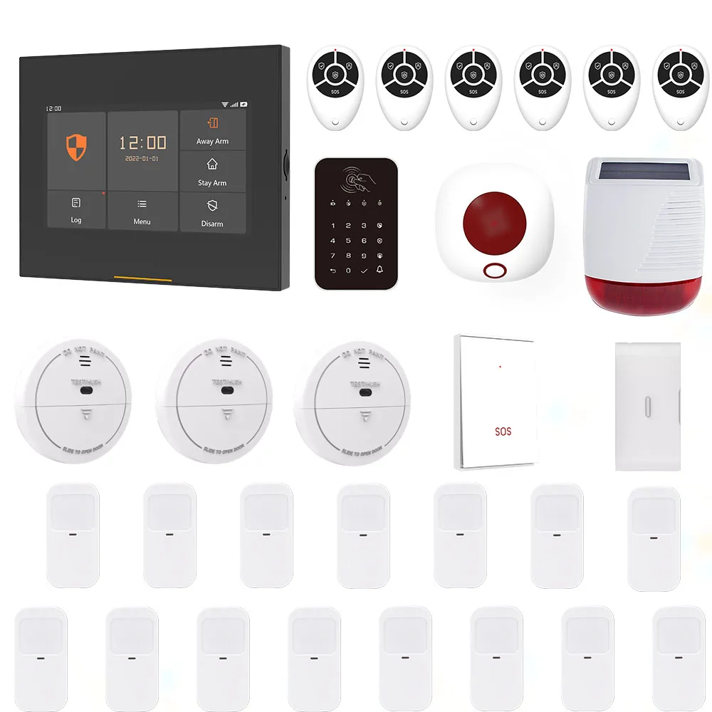 Staniot 4g Hd Home Security Alarm System Wifi Wireless Burglar 30 Kit
