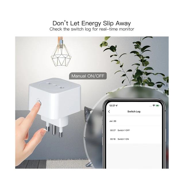 WiFi Smart Plug Timer Astronomical Compatible with  Alexa & Goog