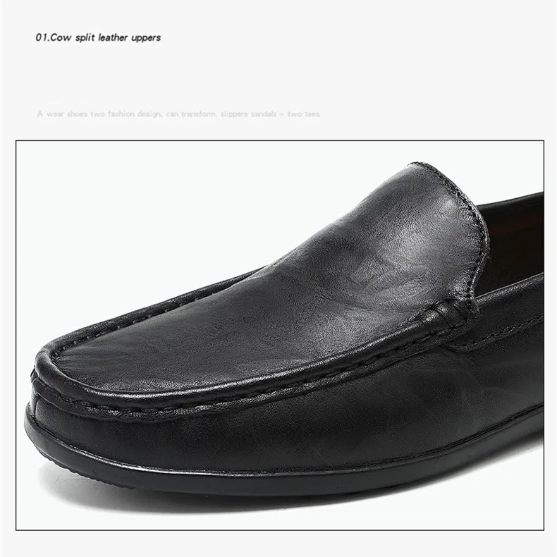 Men's Casual Leather Loafers Styling