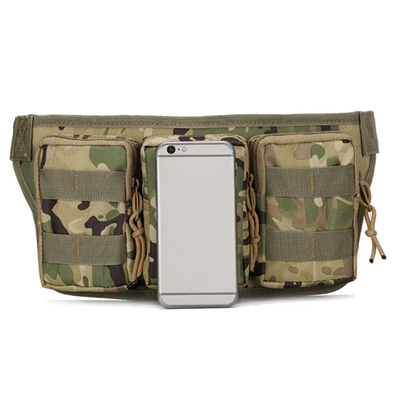 Waterproof Oxford Men Fanny Pack Tactical Military Army Waist Bag Hiking Outdoor Camping Shoulder Bum Belt Bum Sport Chest Bags 5