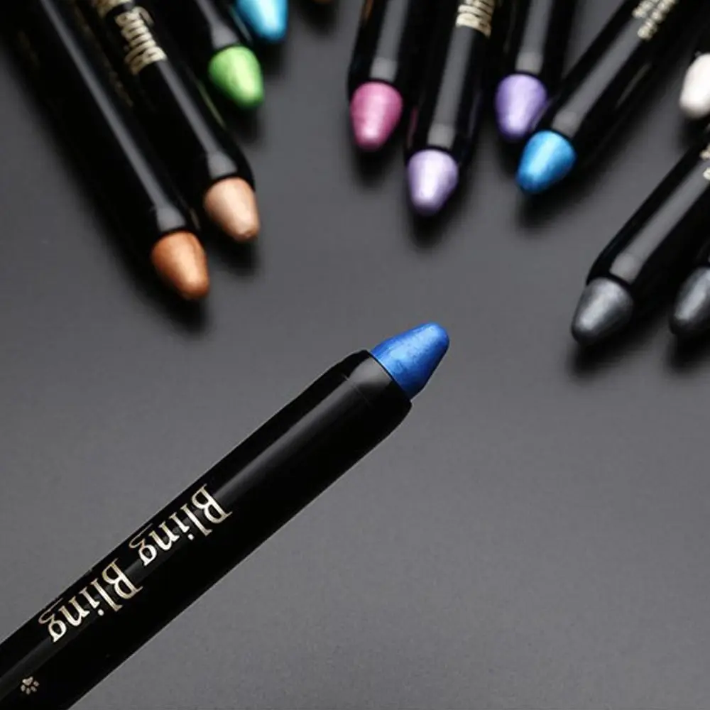 

Glitter Shimmer Nude Pearlescent Matte Eyes Makeup Eyeshadow Stick Eyeshadow Eyeliner Pencil EyeShadow Pen
