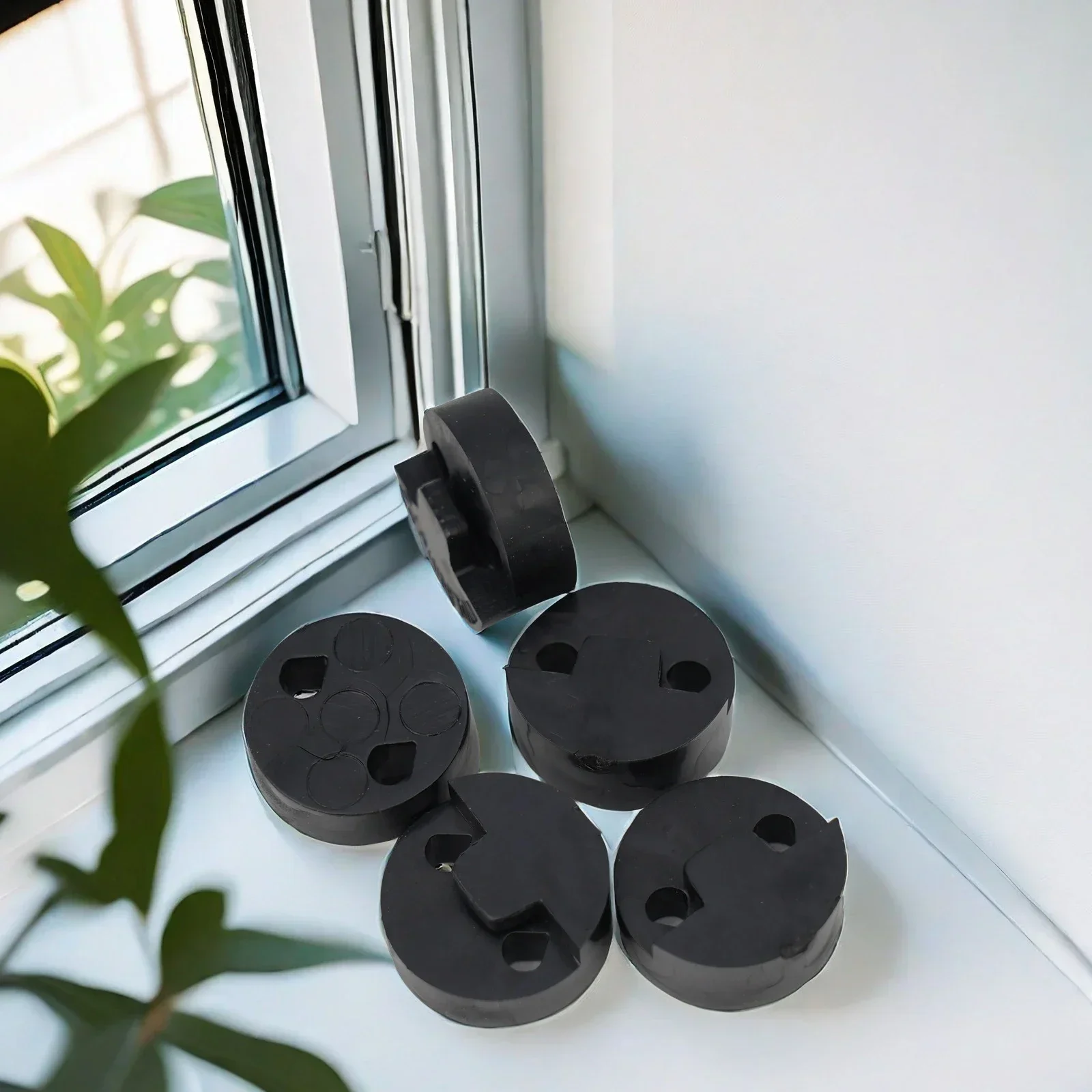 Rubber Violin Mute Professional Violin Parts Round Rubber Mute Silencer 20x20mm Musical Instrument Accessories 5pcs violin mute