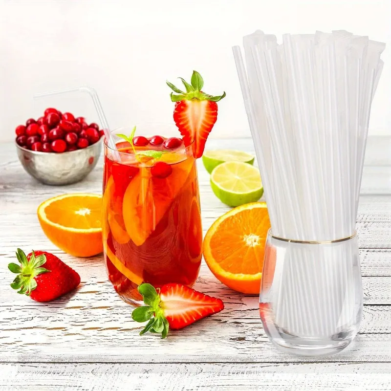 Flexible Plastic Disposable Drinking Straws for Party Beverages