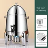 12L Fruit juice tripod single head electric heating milk tripod soy milk tea bucket coffee tripod buffet beverage machine 4