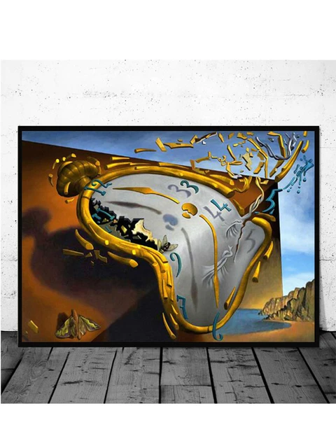 Surrealisme schilderijen door Salvador Dali beroemd surrealisme muur kunst abstract posters landschap kunst prints Salvador Dali muur afbeeldingen woonkamer kamer kantoor muur decor K24190 : Salvador Dali