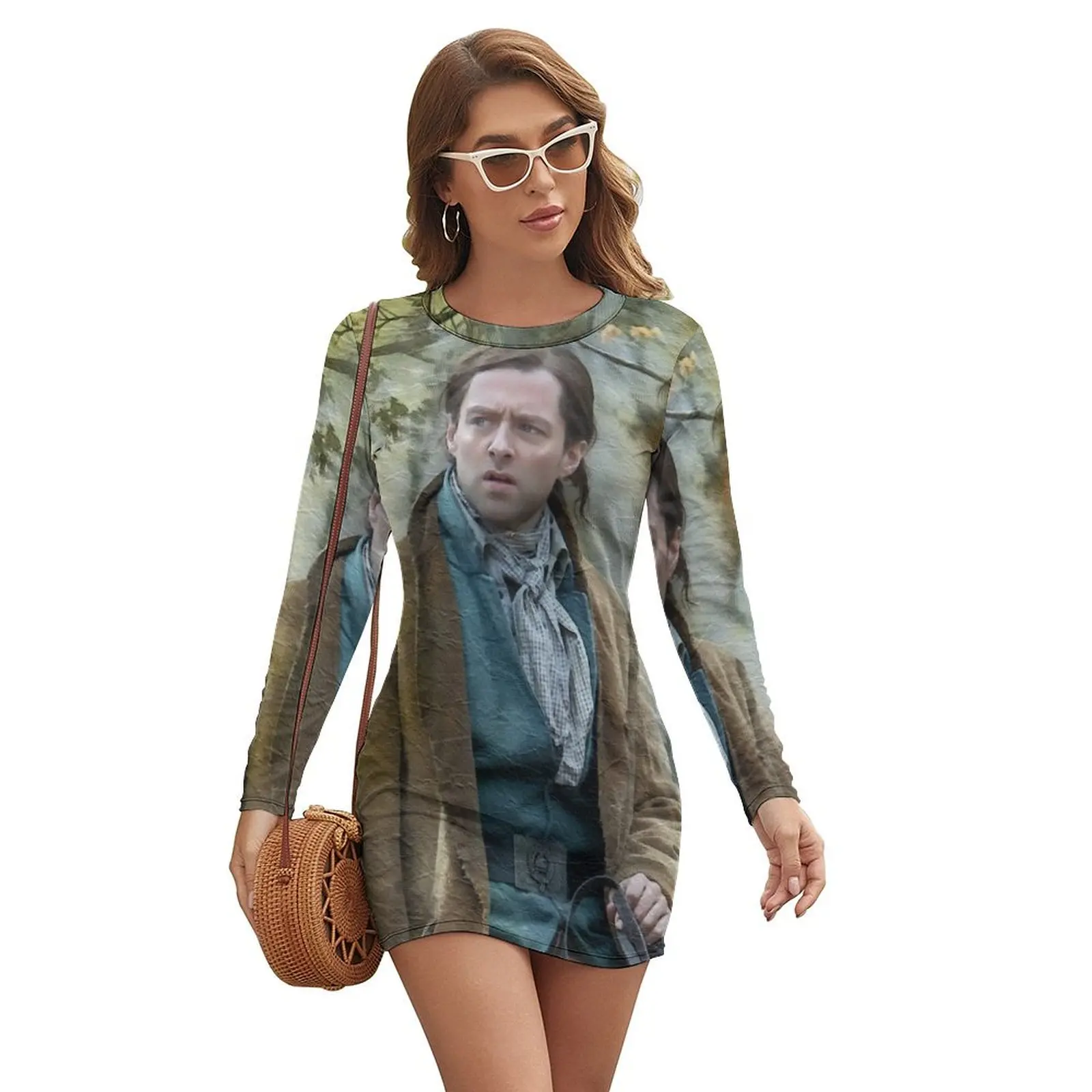 

He will return Long-sleeved Dress Long dresses dresses for womens