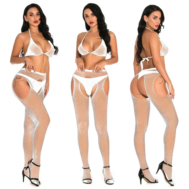 Ali Express Hot European And American Sex Lingerie Four Piece