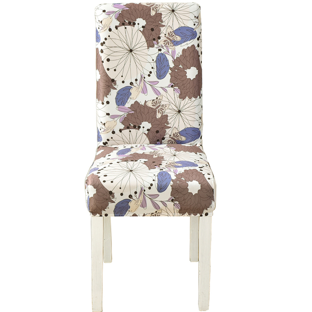 Chair Covers for Dining Room Printed Stretchable Dining Chair Slipcover Washable Removable for Kitchen Hotel,Restaurant