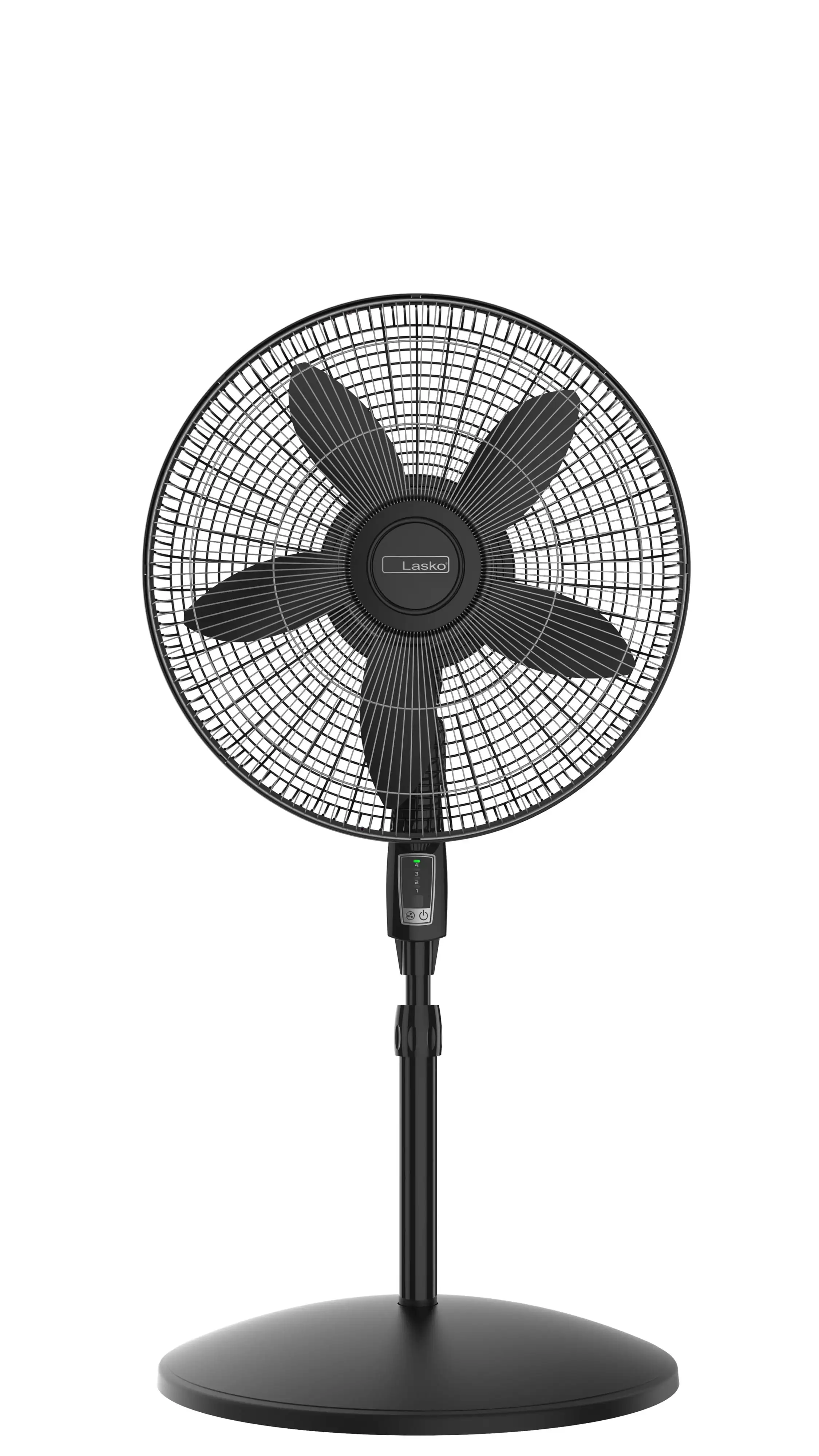 Lasko 18 Oscillating 4-Speed Large Room Pedestal Fan with Remote Control,  S18605, Black - AliExpress