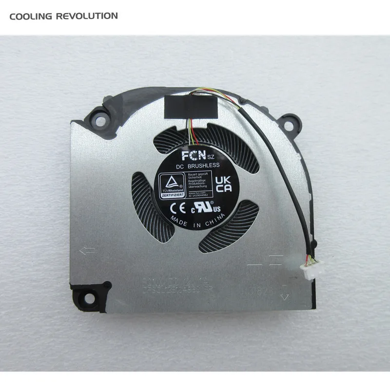 Original Laptop Cpu Ventilador de Refrigeração Gpu Medion Erazer Scout E20-md62528 V170rnc Fqnw Fqnx Dfscl12e16486s Dfscl12e06486s Novo - Imagem 6