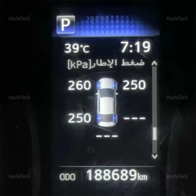 Für Toyota RAV4 Wildlande XA50 5th 2019-2024 TPMS Reifen Digitale LCD Display Auto Sicherheit Alarm Reifendruck monitor System – Detail 3