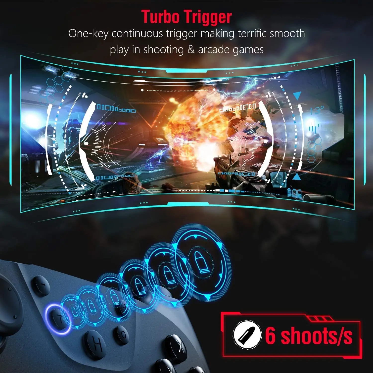 Game Controller BROODIO Compatible Nintendo Switch Controller Wireless Bluetooth For Nintendo Switch Pro OLED Console Control Joystick