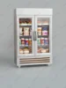 Miniature Shop Furniture Freezer Fridge Cool Drink Food Items Shelf  Mini Handcraft Toy Dollhouse Simulation Scenario Display 5