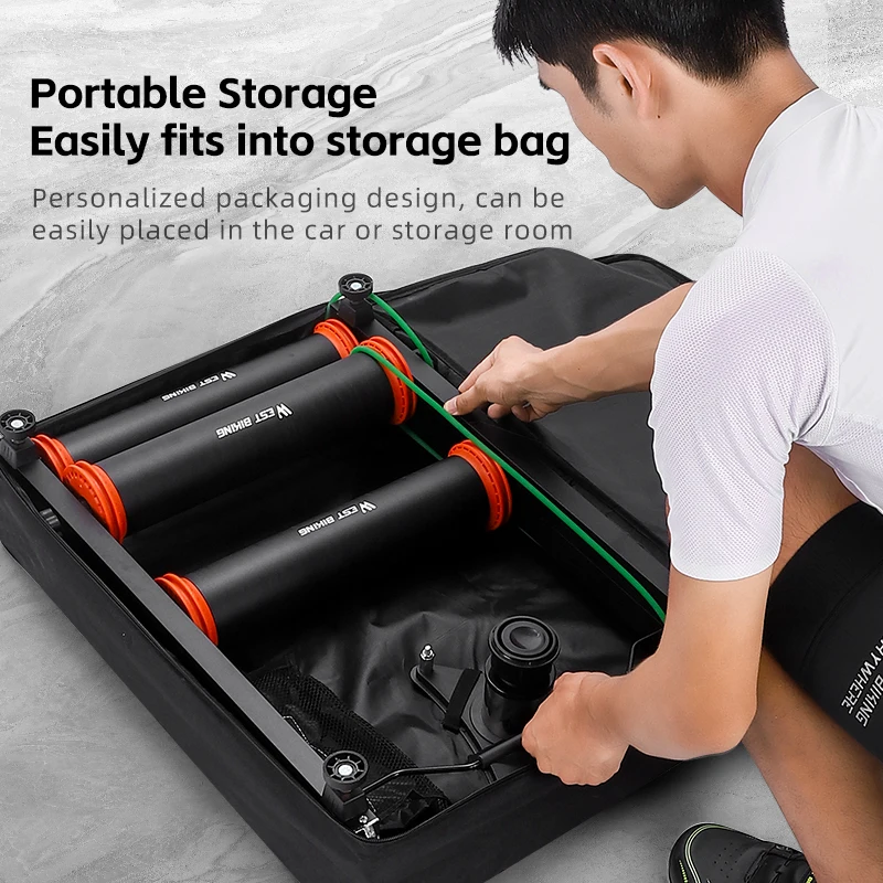 Blocco Rialzo Ruota Anteriore Bici - Supporto Allenamento Indoor Per MTB E City Bike - Foto 3