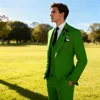 Men's 3 Piece Slim Fit Wedding Tuxedo Suits Peak Lapel Formal Party Groomsmen Suit Set with Blazer Vest Pants