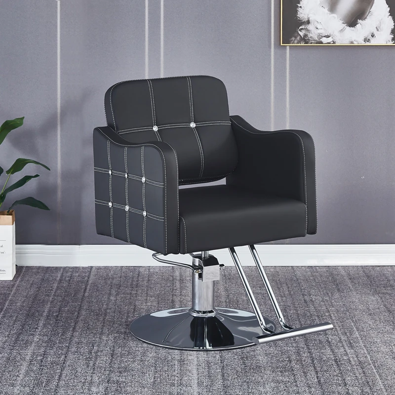Hydraulic Stool Barber Chair Swivel Facial Shampoo Brow Barber Chair Salon Tabouret Estheticienne Hairdressing Furniture HDH facial swivel barber chair pedicure beauty gaming ergonomic barber chair shampoo stool sillas de barberia luxury furnitures