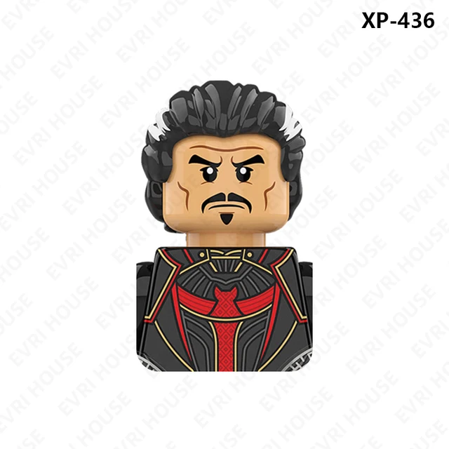 Superhero Strange Multiverse Action Figures Scarlet Witch Mordo Wong Mini Bricks Disney Building Blocks Toys for Children XP436