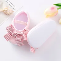 New Baby Girls First Walkers Soft Toddler Shoes Infant Toddler Walkers Shoes Bowknot Casual Princess Shoes кроссовки детские 6