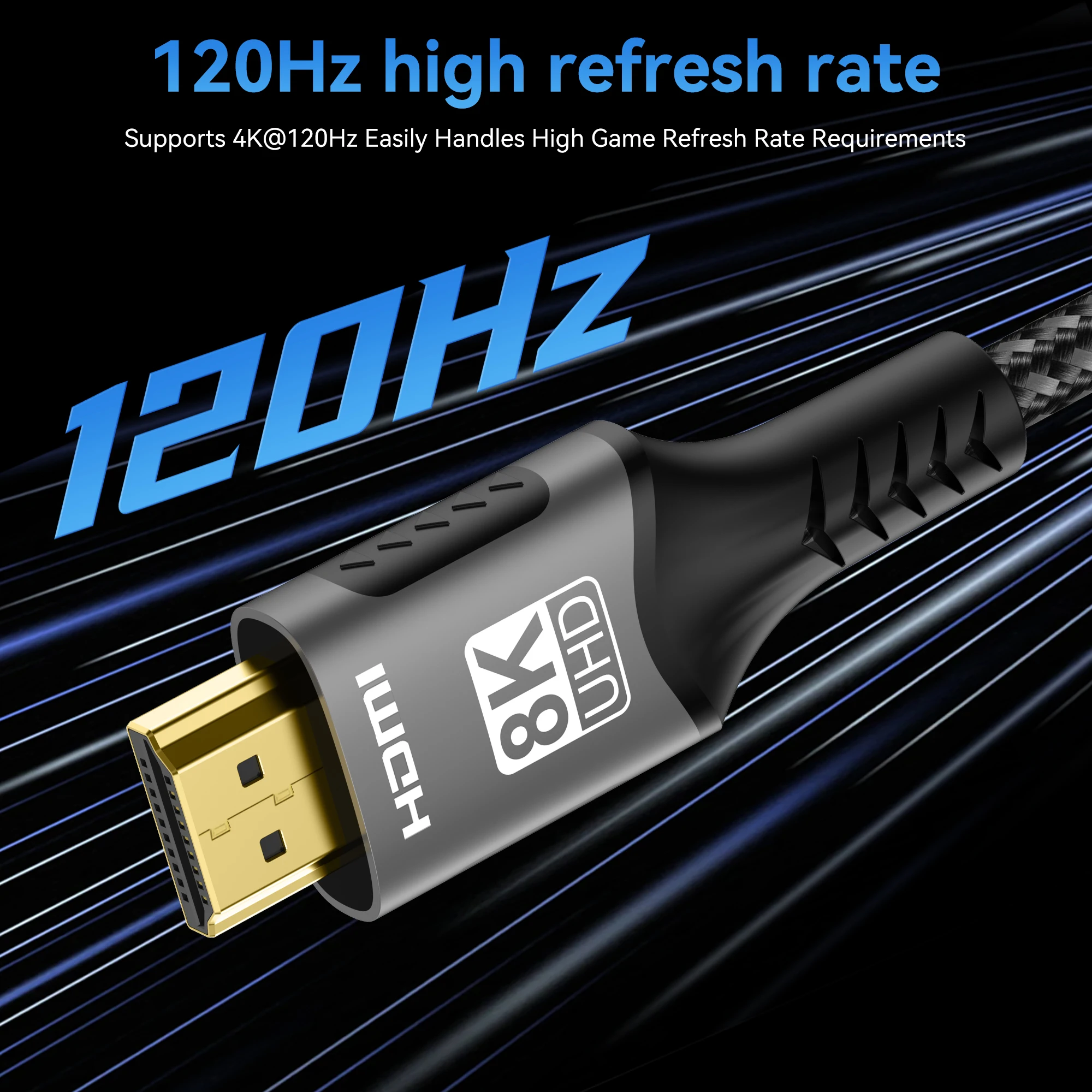 Ultra High-Speed HDMI Splitter - 4K & 8K Video Adapter with 48Gbps Transfer Rate