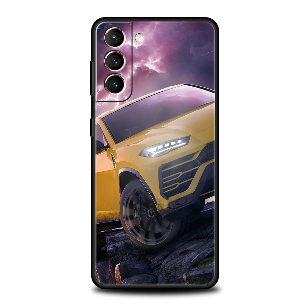 Sports Car Design Silicone Phone Case - Sleek & Durable Protection