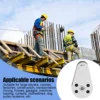 5PCS Stainless Steel M25 Pulley Block Hanging Wire Towing Wheel Lifting Wire Rope Cable Pulley Roller 6