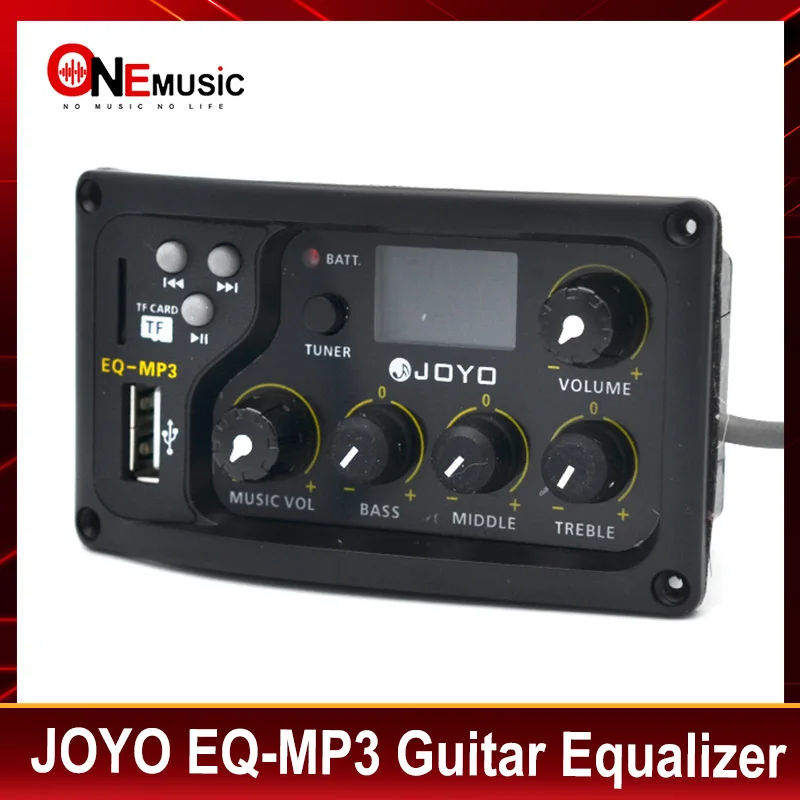 JOYO EQMP3 Acoustic Guitar MP3 Equalizer Music Volume Bass Middle