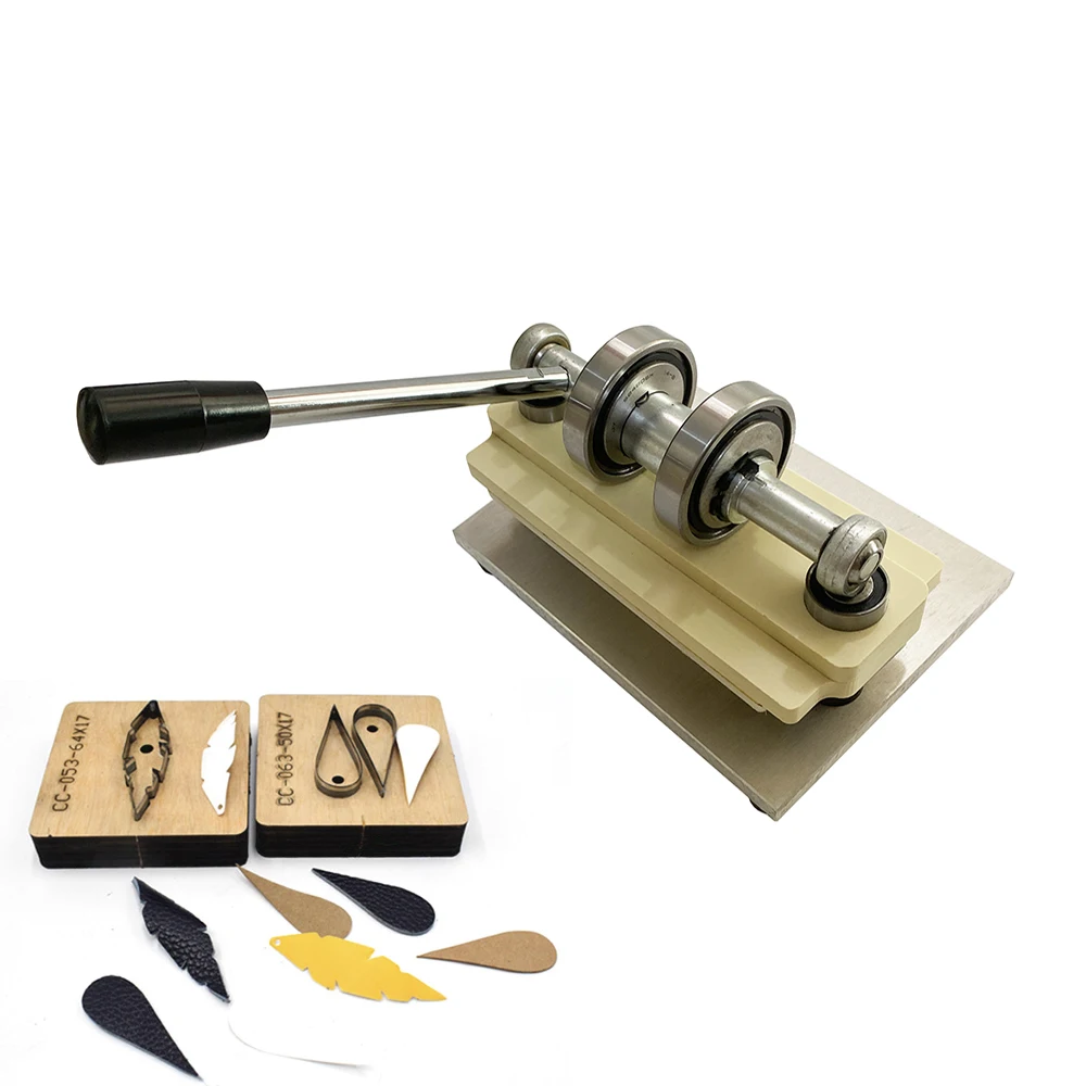 ManualLeatherDieCuttingMachineDoubleWheel08THandPressPhoto