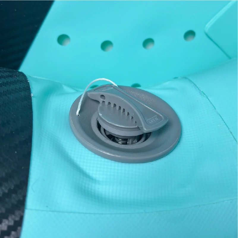 Divers Freediving Buoy With Heavy Duty PVC Material, High Visibility On The Sea With Big Storage Pocket, Light Blue
