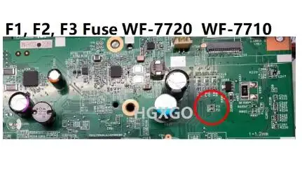 E-pson WF-7720 WF7710 F1 F2 F3 WF-7610 WF7620 WF-2750 ET-2650 F1 메인보드의 퓨즈용 SMD 퓨즈 F