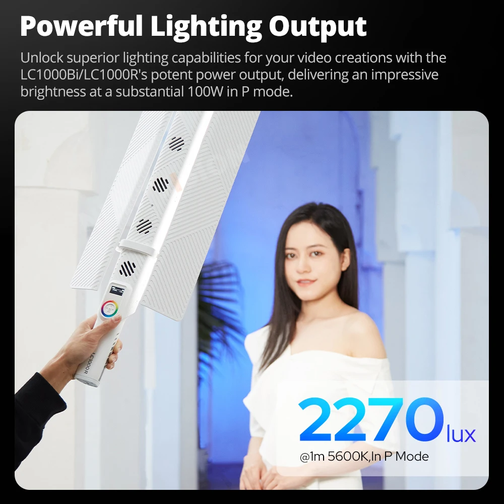 Godox LC1000 LC1000Bi /LC1000R LED Light Stick 100W RGB Bi-Color