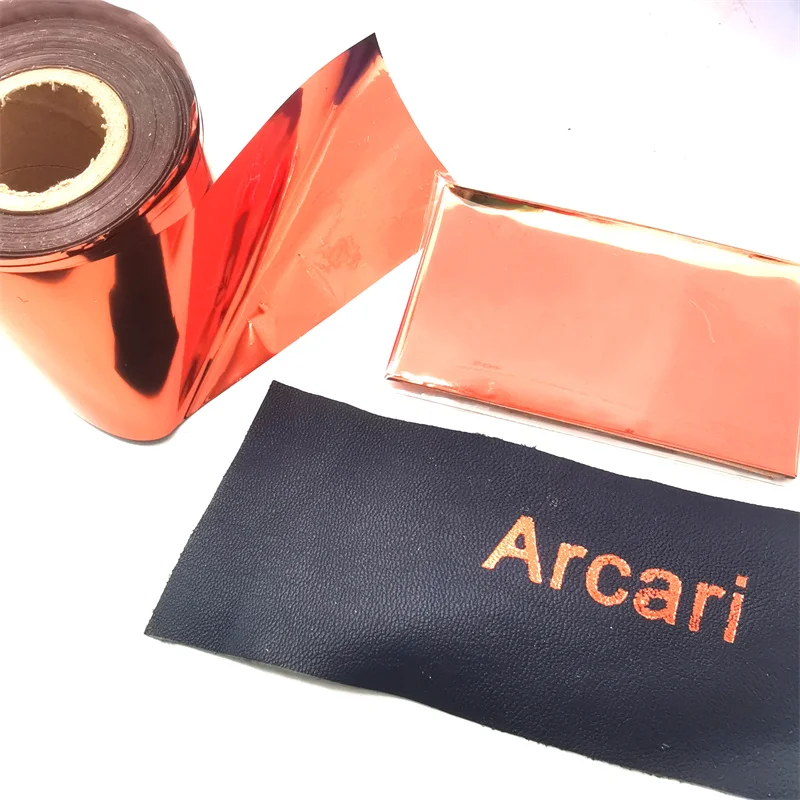 5color Hot Foil Paper Hot Stamping Machine Gilding Paper Leather PU Plastic Color Emboss Heat Transfer Electrolytic Aluminium Craft Foil Hot Stamping Applicator Kit