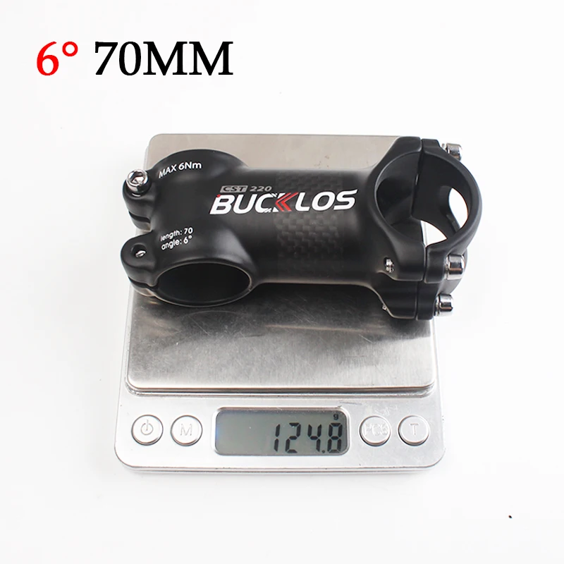 Potence Carbone KOCEVLO VTT / Route – 6° 28.6mm / 31.8mm Longueur 70-110mm