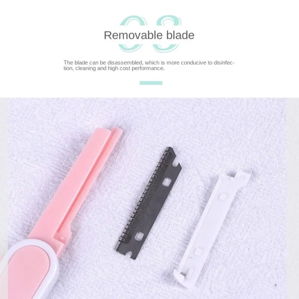 Professional Stainless Brow Shaver Anti-scratch Safety Eye Brow Shaping Blades for Beginner Soft Women Face Razor Makeup Tools 4