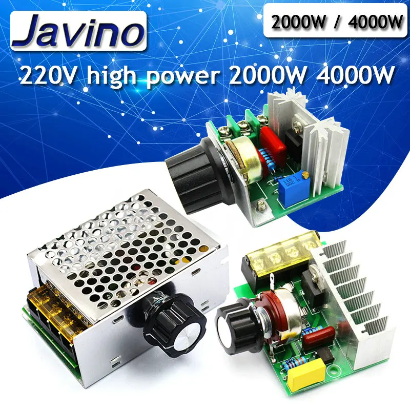 Voltage Regulator 2000W Thyristor Governor 4000W Motor
