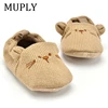 Adorable Infant Slippers Toddler Baby Boy Girl Knit Crib Shoes Cute Cartoon Anti-slip Prewalker Baby Slippers 2