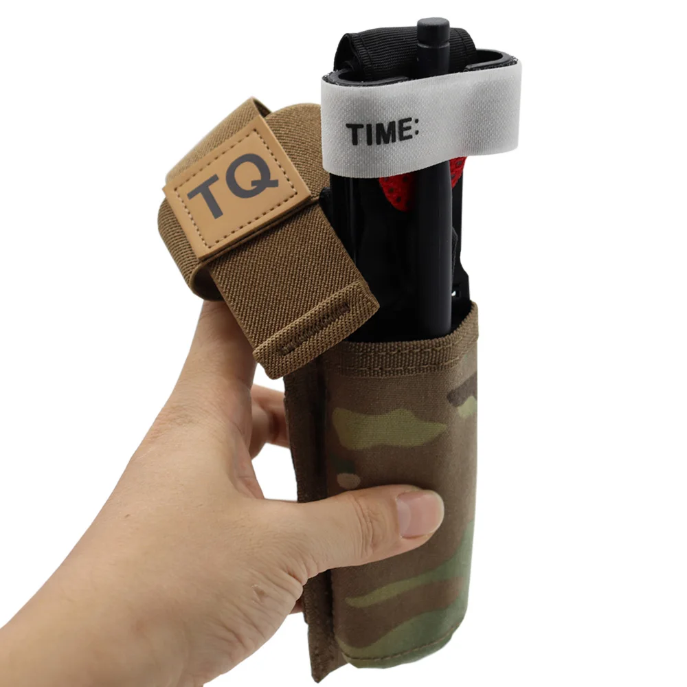 New Style Tactical Tourniquet Pouch TQ Holder EMT Trauma Kit Pouch For Hunting Vest Backpack Molle System 4