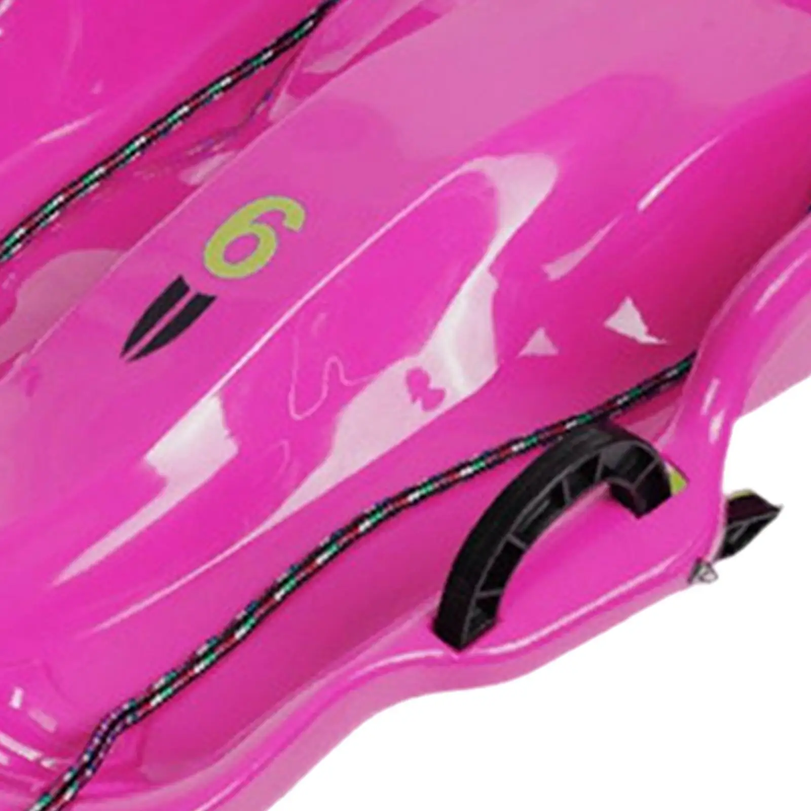 Winter Double Snow Sled, Snow Sled, Downhill Non-Slip Pedal Sled for