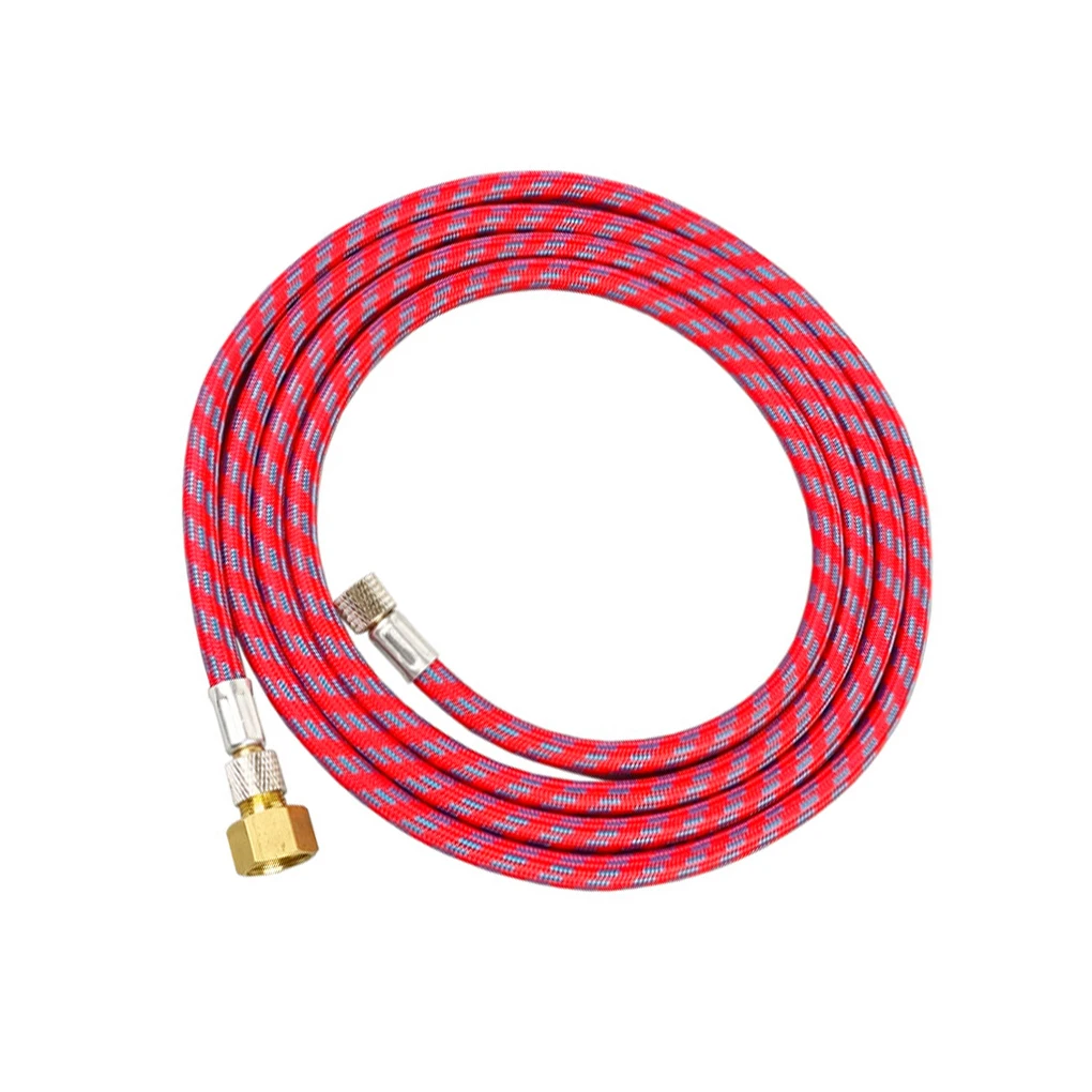 Nylon Braided Airbrush Hose With Standard 1/8male - 1/4female (6FT) Size Fitting On One End Airbrush Spray Pen Accessories 6