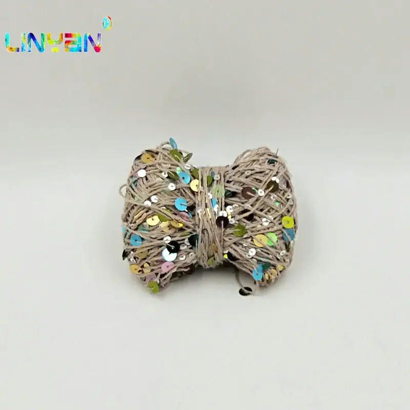 Yarn Knitting Sequin Yarn Cotton Royal Sequins China Cotton Sequin