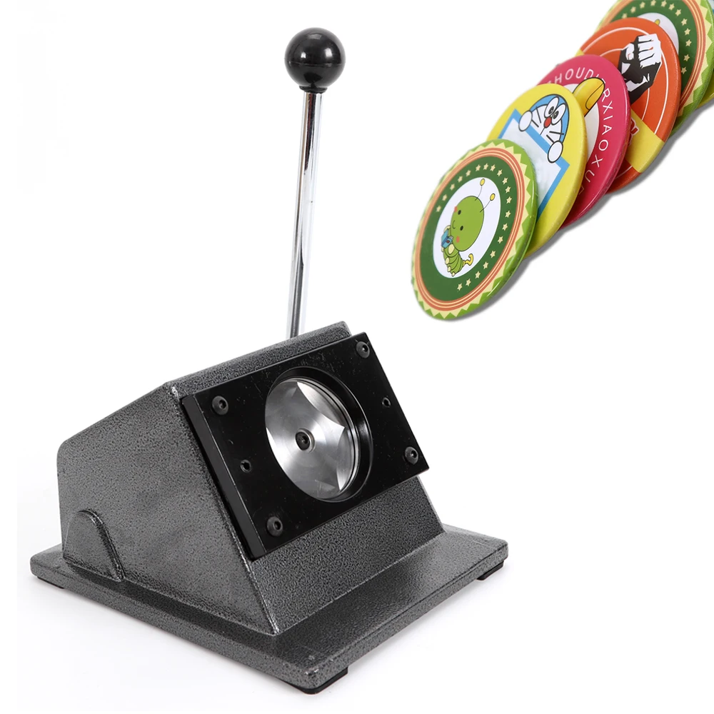 58mm Button Maker Card Badge Punch Press Machine Parts Circle Cutter cutting Paper Weighing Around 0.66 Lbs