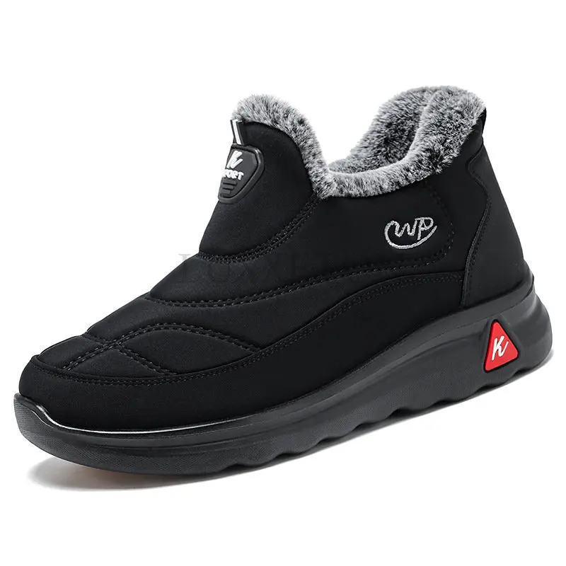 

Роскошные Брендовые мужские зимние ботинки, теплые утепленные мужские ботильоны, модные супер теплые Нескользящие повседневные ботинки высокого качества