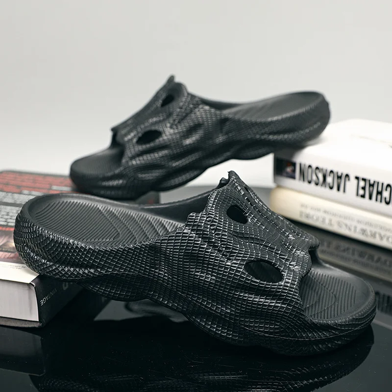 Slip Slippers For Men Non-Slip With Thick Sole Soft Foam Sliders Slip Slip Comfy External Wear_voghion.com