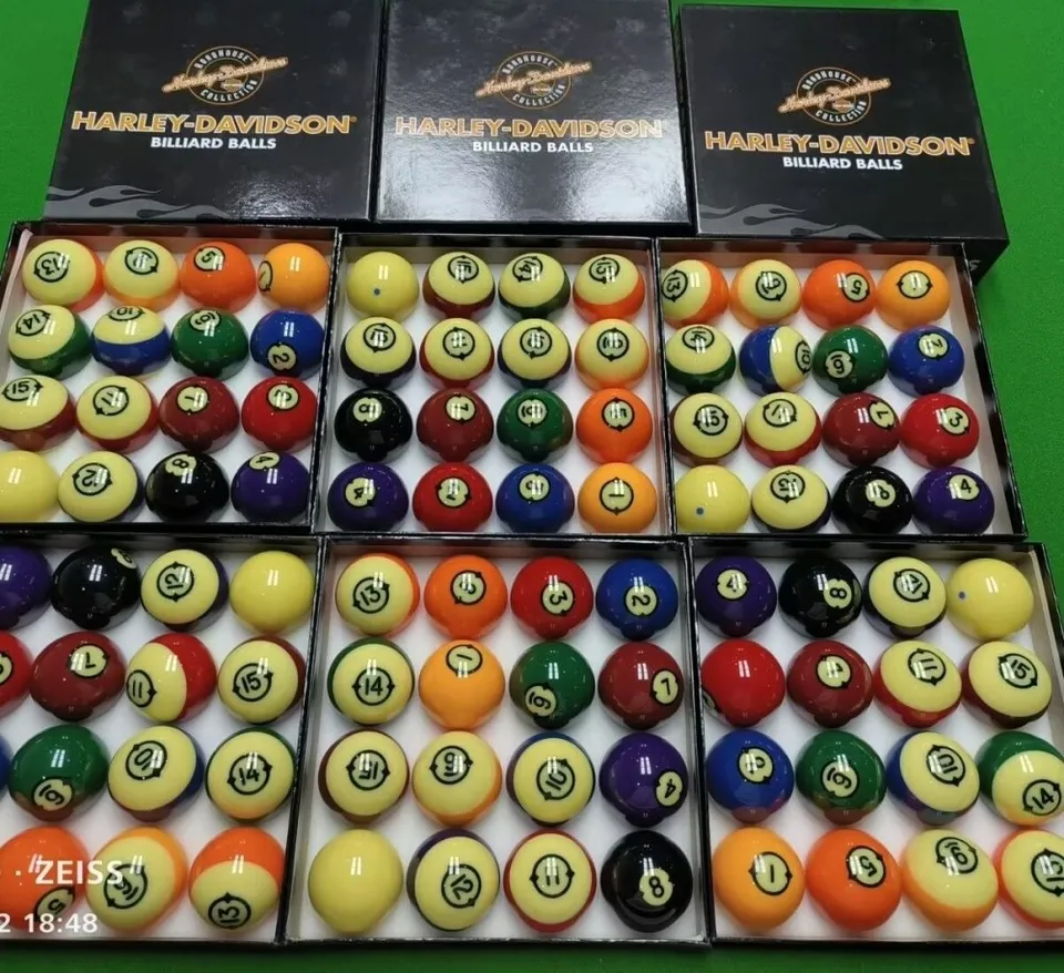 Harley-Davidson Professional Collection Billiard Pool Ball Set 2-1