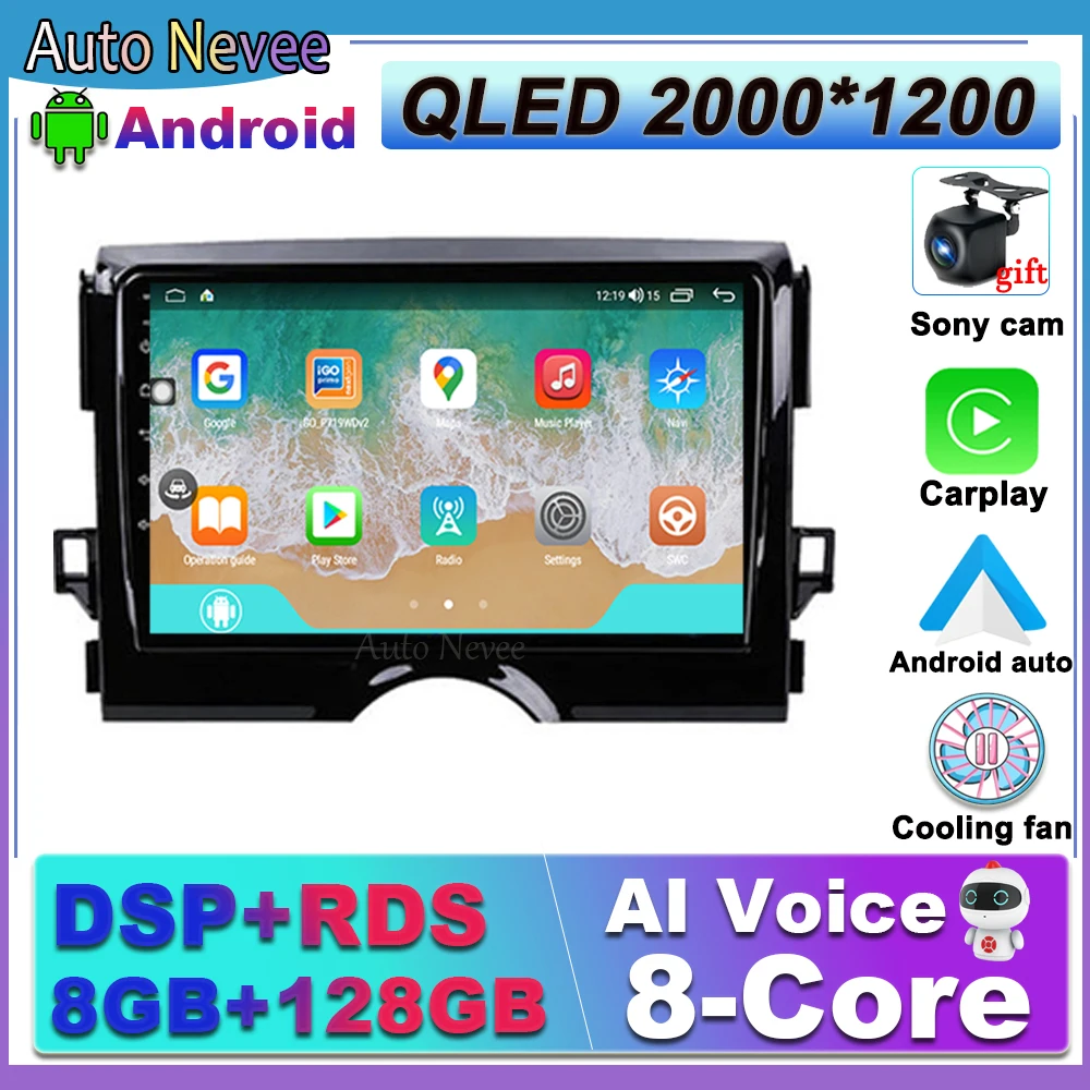 

Carplay Android Авто Android 12 360 камера для Toyota Mark X X130 2009 - 2021 автомобильное радио мультимедийный видеоплеер навигация