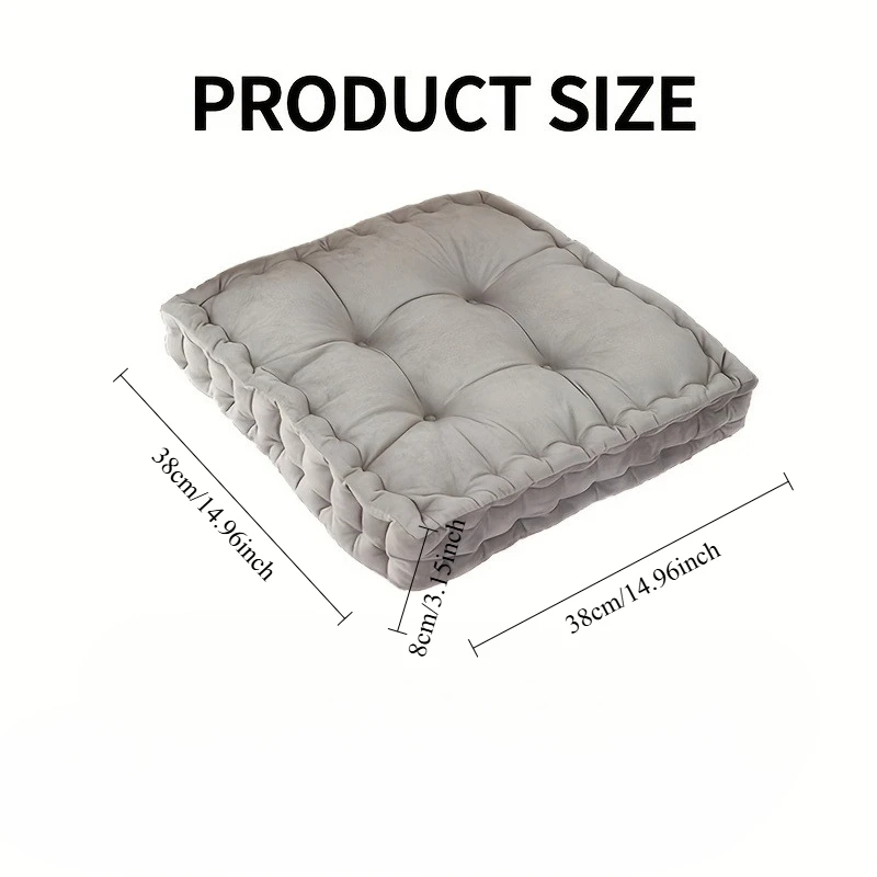 Tatami Cushion Pillow Floor Cushions Soft Seat Pillow Pad Throw Pillow Cushion Home Sofa Tatami Cushion Square Pouf Cushion