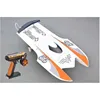 E22 RTR Tiger Teeth Fiber Glass Racing Speed Boat W/ Motor/ 90A ESC/Remote Control RC Boat White THZH0021 1
