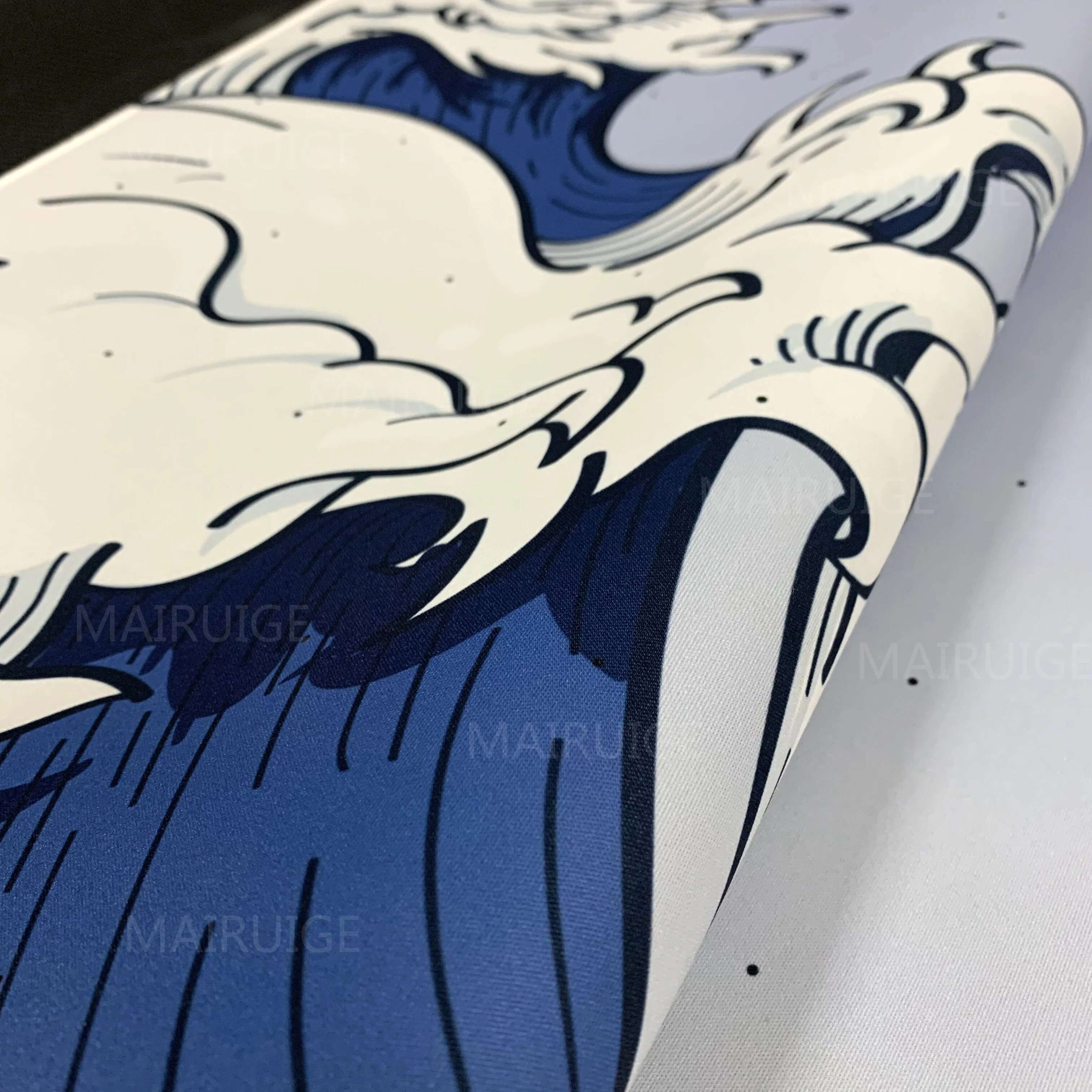 Tapis de souris Great Wave, 120x60, style japonais, extra artistique, pour  bureau - AliExpress