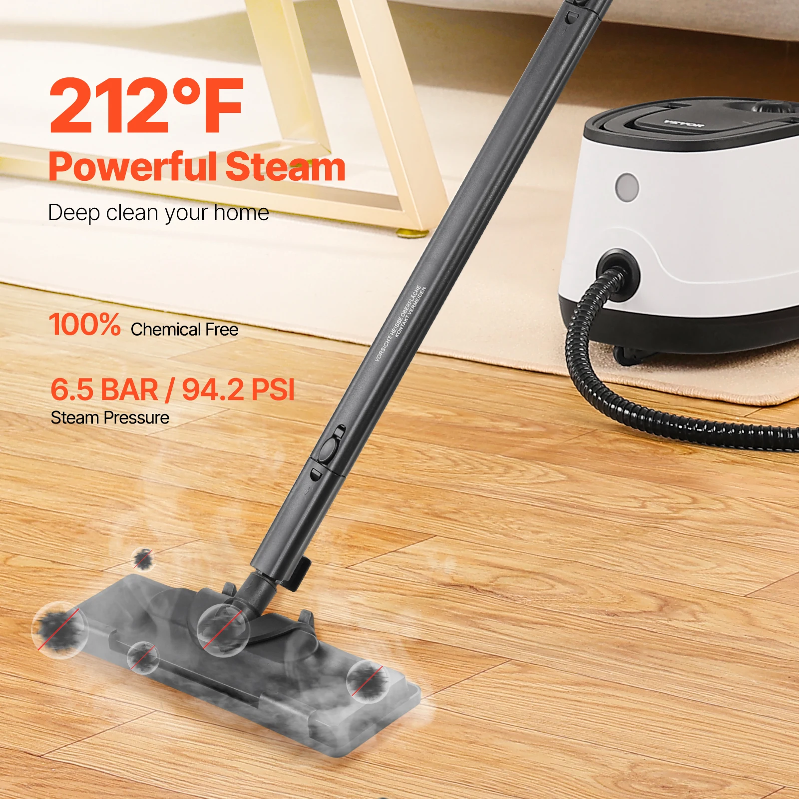 SucceBuy Multipurpose Steam Cleaner 4